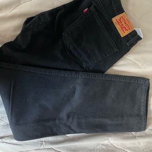 New Mens Black Levi’s Jeans 36 x 34